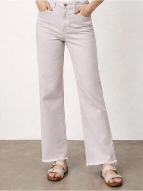 J Brand Julia  Jeans with Fringed Hem